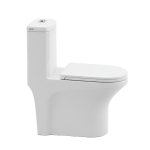 Kit Vaso Sanitário Monobloco com Assento Branco Quadrado 3 e 6 litros Elena Luvia - Imagem 3