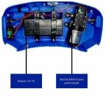 Pulverizador Pem P20 Bomba Costal Elétrico e Manual 20 Litros Kawashima a Bateria Azul - Imagem 5