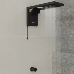 Chuveiro Elétrico Eletrônico 220V 7800w Preto Fosco Quadrado Acqua Duo Ultra Lorenzetti - Imagem 4