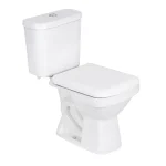 Kit Vaso Sanitário com Caixa Acoplada e Assento Branco Duplo Acionamento 3/6L Saída Vertical Lirio Fiori - Imagem 2