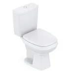 Kit Vaso Sanitário Com Caixa Acoplada Smart Clean Harpic E Assento Soft Close City Celite Preto