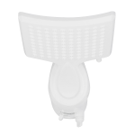 Chuveiro Elétrico Eletrônico 127V (110V) 5500w Branco Quadrado Loren Shower Lorenzetti - Imagem 2