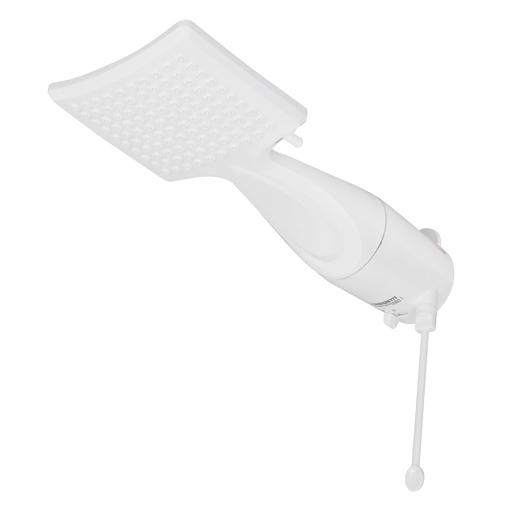 chuveiro_eletronico_220v_7500w_b.png Chuveiro Elétrico Eletrônico 220V 7500w Branco Quadrado Loren Shower Lorenzetti - Imagem 1