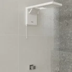 Chuveiro Elétrico Eletrônico 220V 6800w Branco Quadrado Acqua Duo Ultra Lorenzetti - Imagem 3
