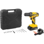 Furadeira e Parafusadeira à Bateria 12V bivolt pfv 012 com Kit de Brocas e Bits vonder - Imagem 4