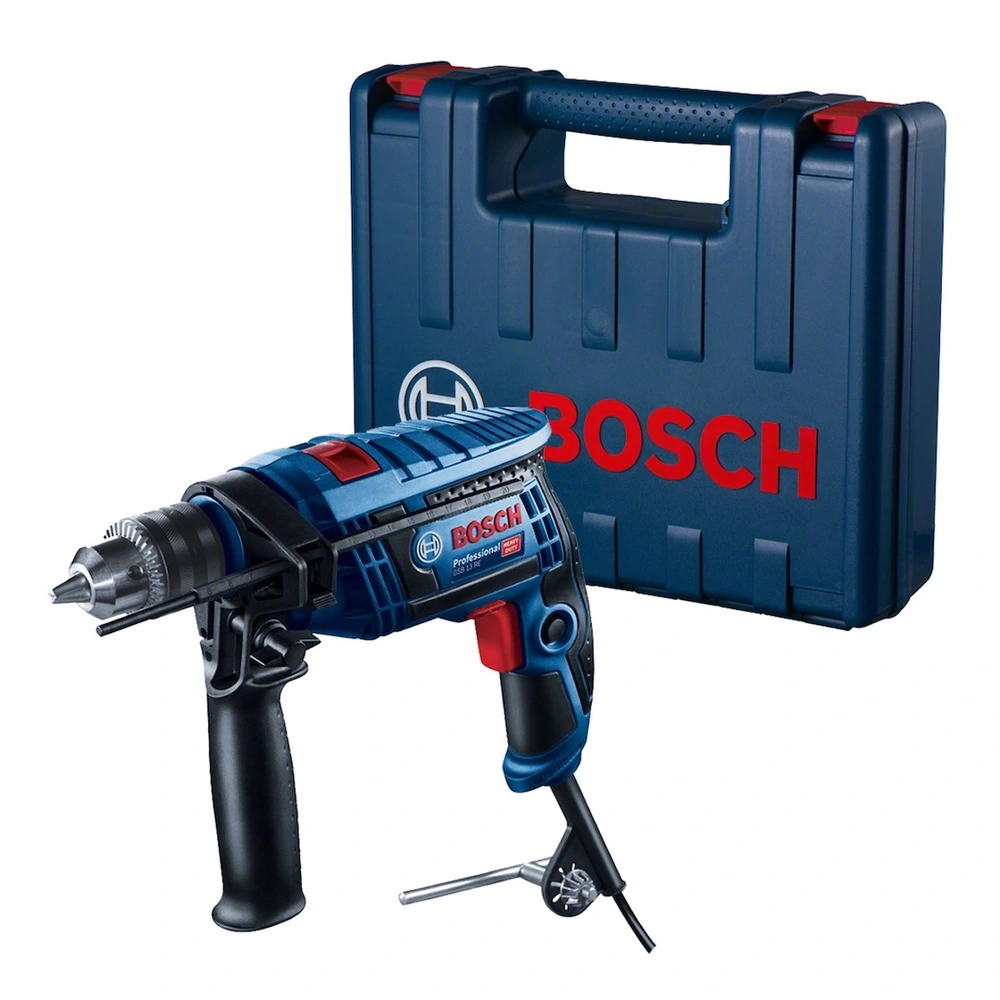 ebe77692a85e601f0680312d9381903c-1777137656.webp Furadeira De Impacto Bosch Gsb 13 re 750W e Maleta - Imagem 1