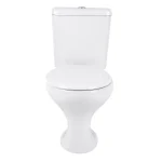 Kit Vaso Sanitário com Caixa Acoplada e Assento Branco Duplo Acionamento 3/6L Saída Vertical Saveiro Celite