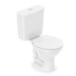 Kit Vaso Sanitário com Caixa Acoplada e Assento Branco Duplo Acionamento 3/6L Saída Vertical Saveiro Celite - Imagem 2